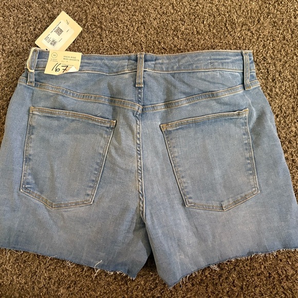 Universal Thread Blue Jean Shorts High-Waisted Distressed - Picture 3 of 3